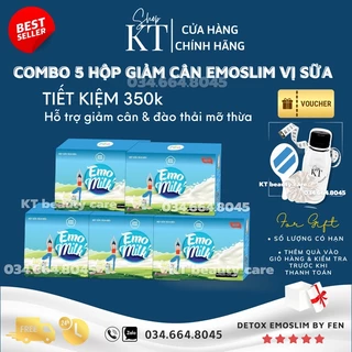 COMBO Sỉ 𝟓 𝐇𝐎̣̂𝐏 DETOX GIẢM CÂN VỊ SỮA / Freeship hỗ trợ giảm cân   giam can slim sấy khô