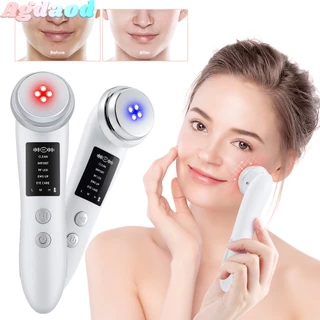 Máy Massage Mặt EMS RF 5 Trong 1 Chế Độ Rung Hình Chữ V Nâng Cơ / Làm Săn Chắc Da / Xóa Nếp Nhăn