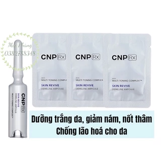 [MỚI] Gói Tinh chất huỷ nám, tàn nhang dưỡng trắng da CNP Rx Skin Revive Demeline Ampoule