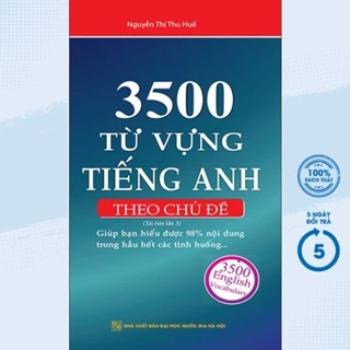 Sách - 3500 Từ Vựng Tiếng Anh Theo Chủ Đề (Bản Thường) - MT