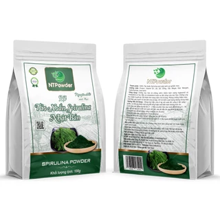 Bột Tảo Xoắn Spirulina Nhật Bản sấy lạnh NTPowder túi 100gr - Nhất Tín Food