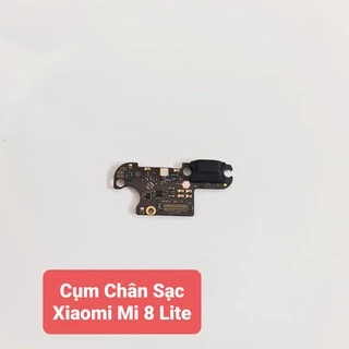 Cụm chân sạc Điện thoại Xiaomi Mi 8 Lite hàng Zin tháo máy