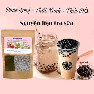 Trà sữa Phúc Long tự pha được 6-8 cốc, trà sữa Thái Xanh, Thái đỏ, hồng trà sữa truyền thống nguyên liệu tự nấu tại nhà