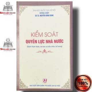 Sách - Kiểm soát quyền lực nhà nước