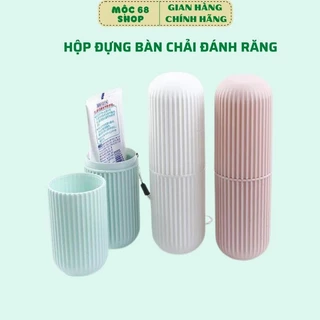 Hộp đựng sắp xếp bàn chải đánh răng cắm trại du lịch ngoài trời (Hộp Trung)