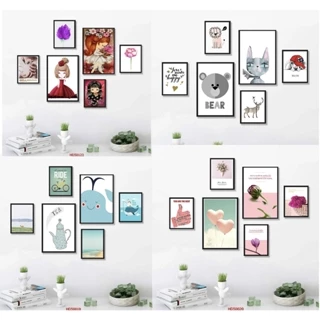 18 Mẫu Tranh Dán Tường Dày 5mm Trang Trí Phòng Trẻ Em Baby Động Vật Hoa Lá Thiên Nhiên Phòng Ngủ - Melyhome Decor