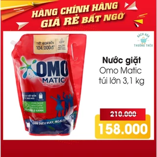 Túi Nước Giặt OMO Matic cho máy giặt bịch lớn 2.9kg/3.1kg