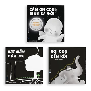 Sách Ehon - Cảm Ơn Con [Bộ 3 Cuốn]