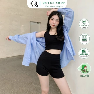 Quần Knit Short Chất Thun Borip Trẻ Trung Năng Động QS QUYEN SHOP