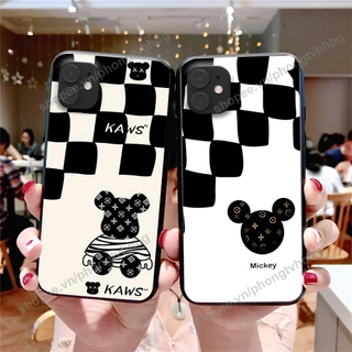 Ốp lưng Iphone 11-IPHONE 11 PRO-IPHONE 11 PRO MAX BEARBRICK, KAWS ngầu cute siêu bền