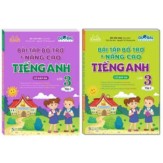 Sách - Combo GLOBAL SUCCESS - Bài tập bổ trợ và nâng cao tiếng anh lớp 3 ( 2 tập ) (có đáp án)