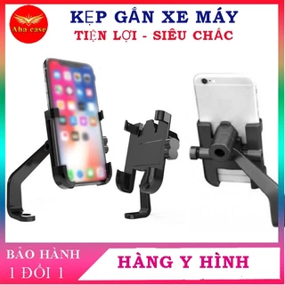 [Freeship] Kẹp Điện Thoại Gắn Xe Máy K2 Gắn Gương Chắc Chắn Tiện lợi, Đế đỡ xoay 360 cho xe công nghệ, ship