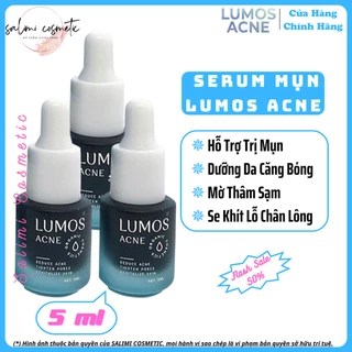 COMBO 3 Lọ Serum Mụn LUMOS ACNE - Hỗ Trợ Trị Mụn, Làm Mờ Vết Thâm Mụn, Đều Màu, Da Khoẻ Căng Bóng, Se Khít Lỗ Chân Lông