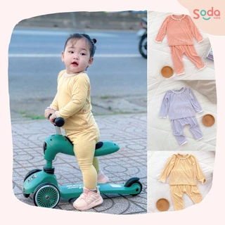 Bộ quần áo ngủ cho bé SODA KIDS pijama Dottie chất liệu cotton 100%