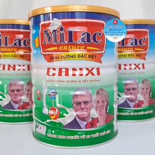 Sữa Milac Canxi ngừa loãng xương, tiểu đường 900g cho người từ 40 tuổi trở lên