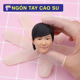 Ngón tay cao su nặn, trộn đất sét ( 10 cái )