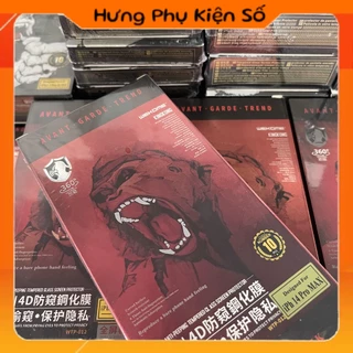 Kính cường lực iphone WK KingKong chống nhìn trộm cao cấp 4D 15 pro max 11/12/13/14 pro max 7plus/8/8plus/x/xs