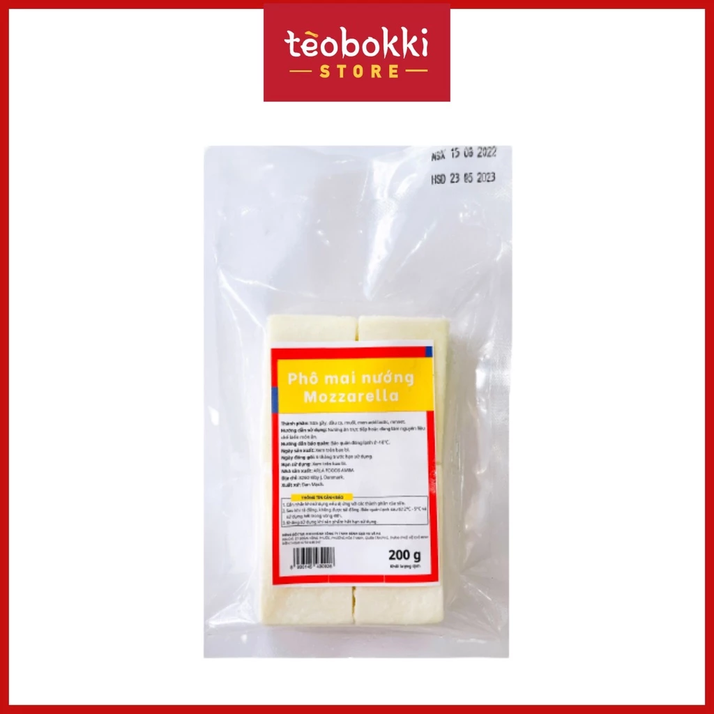 [SHIP HCM] Phô mai nướng mozzarella 200g