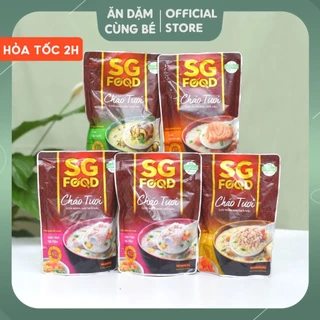 Combo cháo tươi gói ăn liền SG Food cho bé ăn dặm 89360