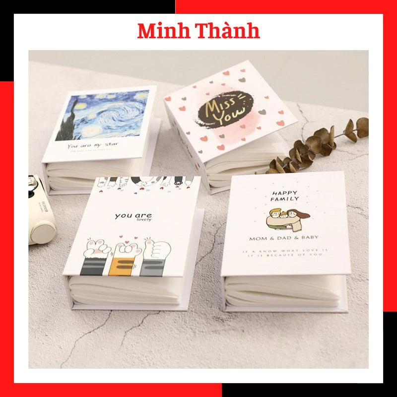 Album ảnh đựng được 100 ảnh 9x13 bìa cứng siêu đẹp tại Tiệm ảnh Minh Thành