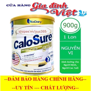 Combo 2 Lon Sữa Calosure Gold Ít Đường_900g - Date Luôn Mới