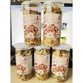 Granola Siêu Hạt Giảm Cân - Ngũ Cốc Dinh Dưỡng Không Đường Hộp 500g