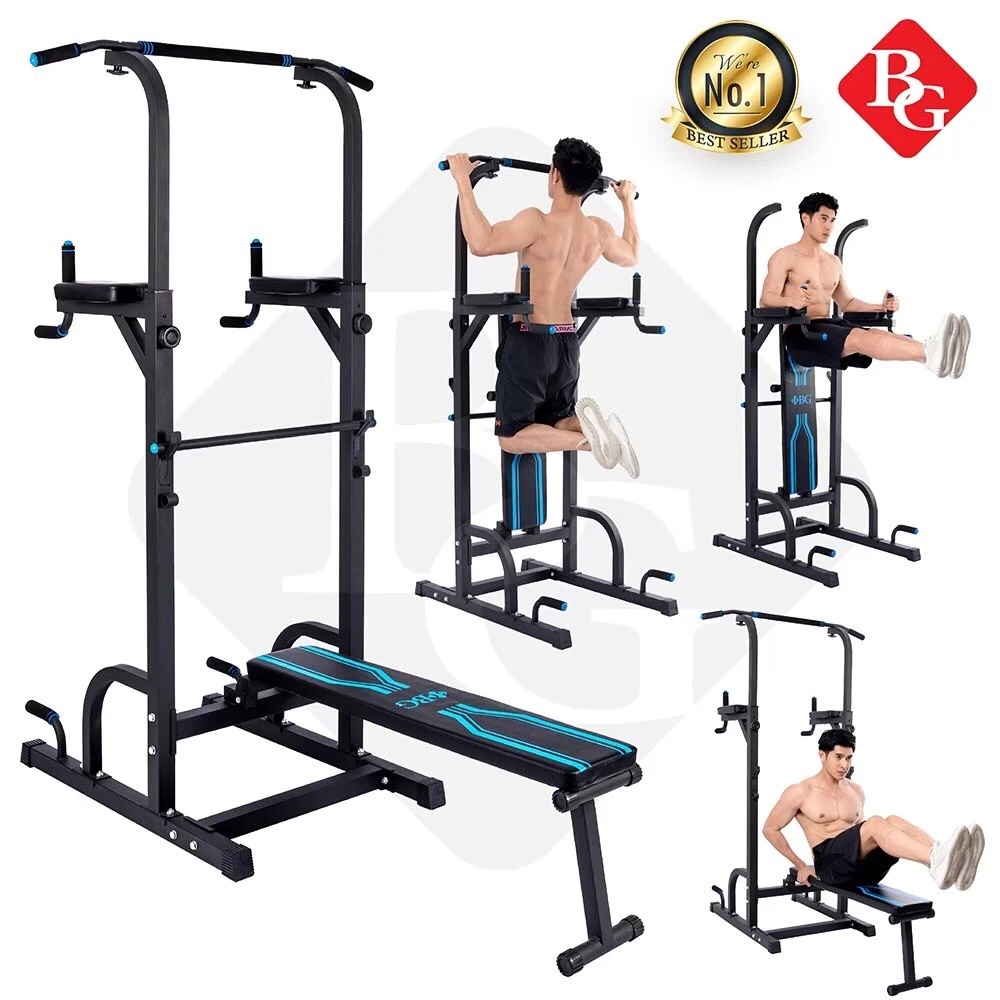 BG Giàn Xà đơn-xà kép đen đa năng thiết bị tập tay vai bụng CHIN UP FITNESS