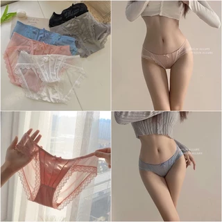 Quần Lót Nữ Softie ❤️Quần Lót Su Ren Lưới Sexy Phối Họa Nơ Gợi Cảm Quyến Rũ 1019