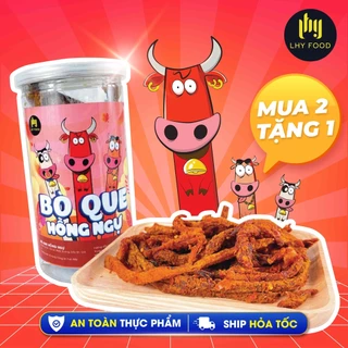 Khô bò que Hồng Ngự hũ 250g 🍟FREESHIP🍟 Bò khô QUE MỀM HỒNG NGỰ Vị Cari LHYFOOD Ăn Vặt Hà Nội