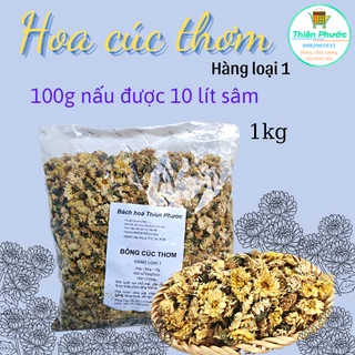 Bông cúc nấu sâm lạnh giải nhiệt 500g - 1kg, hàng loại 1 thơm, khô ráo, không chua, freeship