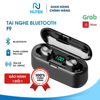 [LỖI 1 ĐỔI 1] Tai nghe không dây gaming NUTEK.COM F9 bluetooth cảm ứng chống ồn dung lượng pin 2000mAh