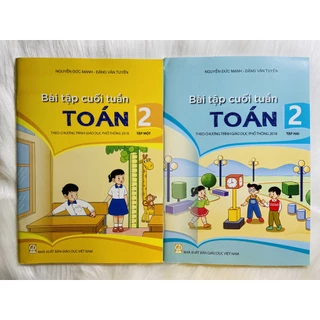 Sách - Combo Bài tập cuối tuần Toán 2 ( tập 1 + tập 2)