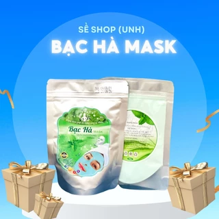 ( Tặng cọ đắp mặt ) Combo Mặt Nạ Bạc Hà + Sữa non kích trắng da con bò, ủ trắng da giảm mụn, mờ thâm sẹo mụn, giảm sưng