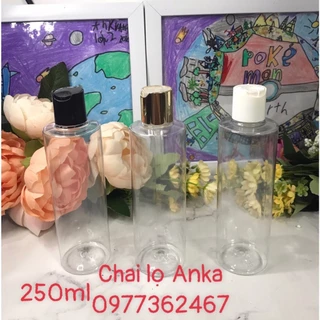 Chai lọ nhựa CHAI BƯỞI 250ml, 500ml TRONG nắp ấn PRESS