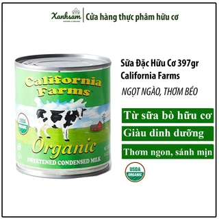 Sữa Đặc Hữu Cơ 397gr California Farms - XanhSam Organic