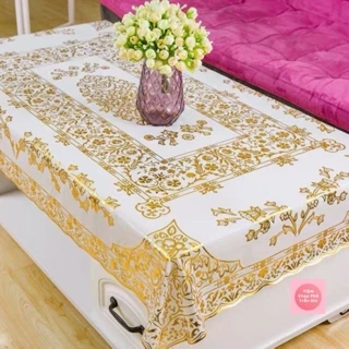 Khăn Trải Bàn Chất Liệu Nhựa PVC Cao Cấp Không Thấm Nước Size 90 x 150 cm