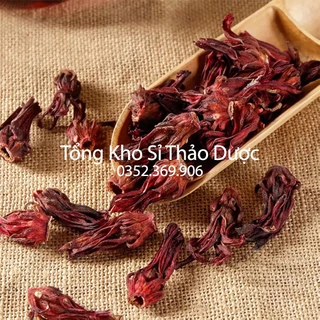 Trà hoa atiso đỏ 1kg (Hoa bụp giấm khô, hibiscus thanh nhiệt, mát gan)