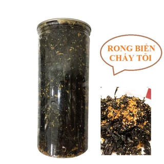 Rong biển cháy tỏi loại ngon lon pet - 150G - đồ ăn vặt Sài Gòn, thơm ngon đậm vị-Hỏa tốc TPHCM - ViXi Food