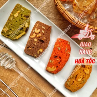 Bánh Biscotti (Vani/ Matcha / Socola) - Bánh Ăn Kiêng Hỗ Trợ Giảm Cân - Bánh Ngủ Cốc