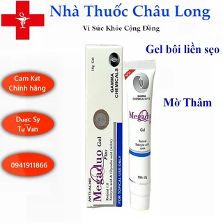 Gel Dưỡng Megaduo Gel Giảm Mụn, Mờ Thâm 15g Gel (Azelaic acid + AHA)