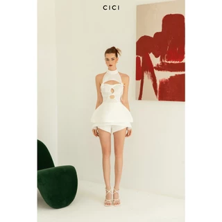 CICI - Set quần và áo không tay chi tết cut-out Heidi