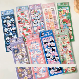 [20 Mẫu] Sticker Hình Dán Trang Trí Toploader Sổ Bujo Pet Family Favorite Collection