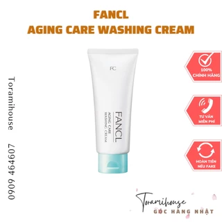 Sữa rửa mặt Fancl aging care washing cream 90g (hàng Nhật nội địa)