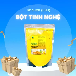 ( Combo 3 sản phẩm) Tinh bột nghệ + ủ kích trắng sữa non con bò + cọ đắp mặt làm trắng da, giảm thâm nám, tàn nhang