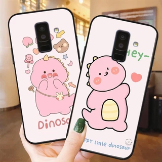 Ốp lưng Samsung a6 2018 / ss a6 plus / ss j8 khủng long xanh hồng cute