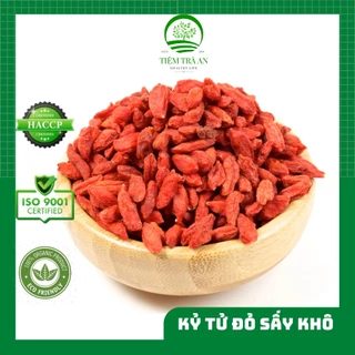 Kỷ tử Ninh Hạ 100g kỷ tử đỏ hữu cơ quả Đại to nhất, ngọt thơm, dưỡng nhan kỷ tử đỏ organic