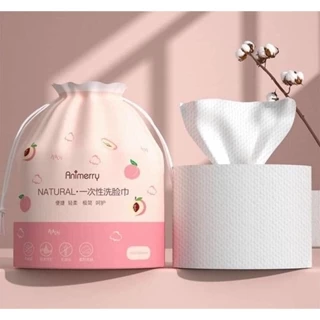 Combo 120 miếng Khăn mặt khô cuộn tẩy trang ,Giấy lau mặt cotton dùng 1 lần lau khô/lau ướt&