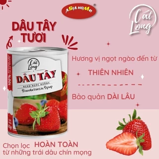 Dâu tây ngâm nước đường Cát Long 425gr