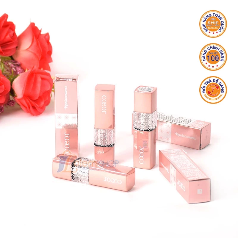 Son Naris Cosmetics Coeor 3.5g Vỏ Hồng