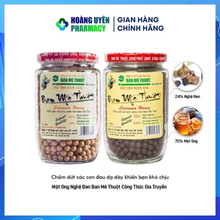 Viên mật ong nghệ đen Ban Mê Thuột - Lọ 120gr